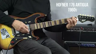 Hofner 176 "Antigua" finish Guitar from the 1960s