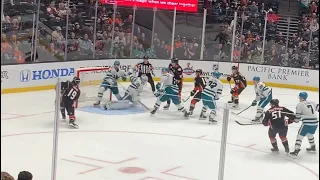 Anaheim Ducks Troy Terry ties the game with a minute left