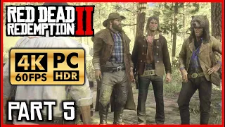 RED DEAD REDEMPTION 2 [PC 4K 60FPS HDR] Walkthrough Part 5 - Chapter 2: Horseshoe Overlook