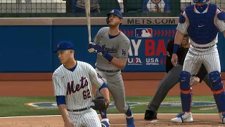 Los Angeles Dodgers vs New York Mets - MLB Today 8/13 Full Game Highlights - MLB The Show 21