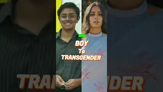 Boy Change into Beautiful Transgender😍😍#ellad'verma #trangender #BoyToTrans #motivationstory #shorts