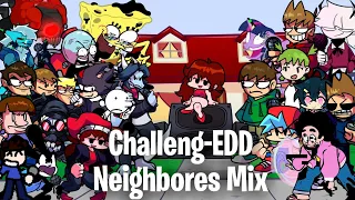 FNF Challeng-edd Neighbors Mix But Every Turn A Different Cover Is Used