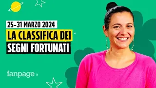 Oroscopo, la classifica dei segni più fortunati della settimana dal 25 al 31 marzo 2024