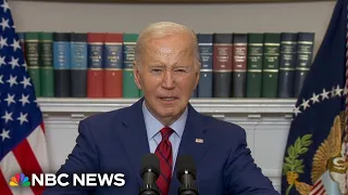 Biden addresses campus protests: 'There is no place for hate speech'