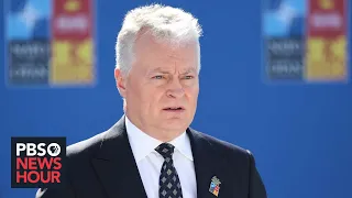 Lithuania's president on tensions with Russia and the war in Ukraine