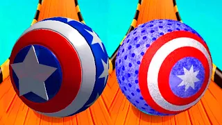 Going Balls vs Rollance - Which⭐️Ball Will Pass 4 Levels First? Race-322