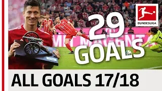 All Goals Robert Lewandowski In The 2017/18 Bundesliga Season