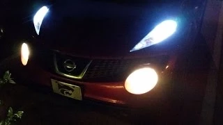 Replace Nissan Juke Front Alligator Eye Lights - LEDs