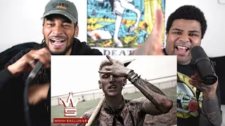 RAPPERS REACTION Eminem Killshot vs. MGK Rap Devil | MGK WON ?!