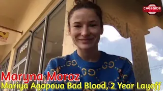 UFC 272: Maryna Moroz Explains Long Layoff, Doubles Down On Mariya Agapova Bad Blood