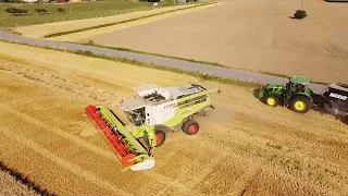 Harvest 2022; CLAAS LEXION 760; PERARD INTERBENNE 27