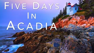 Five Days in Beautiful Acadia National Park