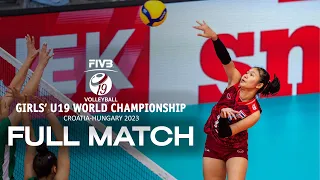 BUL🇧🇬 vs. THA🇹🇭 -Full Match | Girls' U19 World Championship | Playoffs