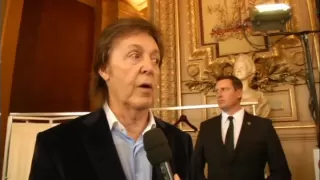 Sir Paul McCartney supports daughter Stella at Paris Fashion Week