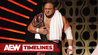 The KING of the WORLD: AEW World Champion, SAMOA JOE! | AEW Timelines