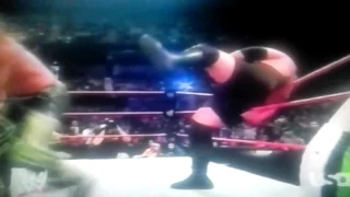 Sweet Chin Music 2006 - Shawn Michaels HBK Superkicks The Big Show During 8 Man Tag Match WWE RAW 06