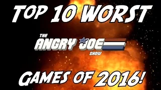 Angry Joe - Top 10 WORST Games of 2016! (rus sub)