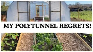 November Polytunnel Tour | Things I Regret About The Polytunnel