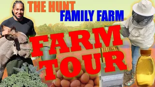 Check out our Small North Carolina HOMESTEAD FARM Tour! Animal & Produce Farm @ The Hunt Family Farm