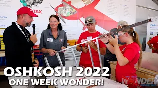 Build an Airplane in 7 Days! One Week Wonder EAA Oshkosh 2022 Sonex Aircraft