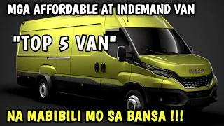 TOP 5 INDEMAND VAN 2023 NA 16 SEATER MAPAG KAKATIWALAAN AT AFFORDABLE PWEDI NA  MITSUBISHI HYUNDAI