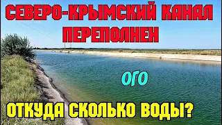 СЕВЕРО-КРЫМСКИЙ канал ПОЛОН до краёв.Откуда вода в канале?Что с ним и каковы перспективы РАЗВИТИЯ