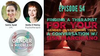 EPISODE 54 - Finding A Therapist for Your Gender-questioning Teen: A Conversation w/ Lisa Marchiano