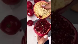 Quick & Easy Way to Peel Pomegranate: easiest method to de-seed pomegranates quickly
