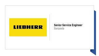 LIEBHERR - Senior Service Engineer - SANPADA