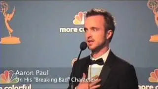 Aaron Paul On His Breaking Bad Character at the 2010 Emmy Awards