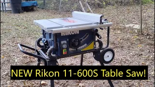 NEW Rikon 11-600S Table Saw! Unboxing, Assembly & First Cuts