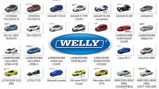 Welly Diecast Cars 1:38 & 1:36 scale