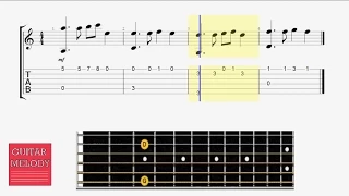 Guitar Tab - Prayer in C - Notes and Tablature - Intro