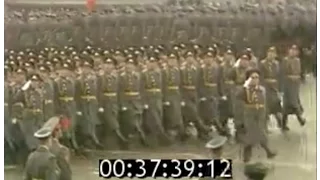 Raw Video Soviet Army Parade Red Square 1988