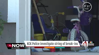 KCK police investigate string of break-ins