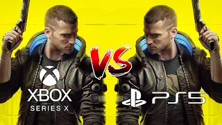 Cyberpunk 2077 - PS5 vs Xbox Series X Backwards Compatibility Frame Rate Test