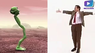 Dame tu cosita Mr Bean Version Funny dance 👽😂😂😂