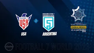 F7 WORLD CHAMPIONSHIP 2023 - MEN  - USA X ARGENTINA