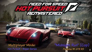 NFS Hot Pursuit Remastered–Multiplayer Mode: HP–Super: “Midnight Run”–911 GT3 RS–XBOX–Red Valley