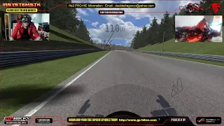 Hs3 PRO-HE Yamaha R1/M1 test ride in GPBikes VR with HP Reverb G2