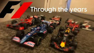 Every F1 Car from Each Decade (2020-1960) Stop Motion