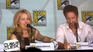 David and Gillian Comic Con 2013 Best Gazing Moments