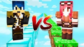 Minecraft ITA - STEF VS PHERE - PARKOUR CHALLENGE!