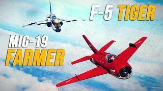 F-5 Tiger Vs Mig-19 Farmer Dogfight | Digital Combat Simulator | DCS |