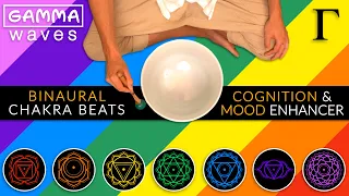 Pure Gamma Binaural Beats Singing Bowls Frequencies | 7 Chakras Meditation Music Music