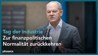 Tag der Industrie 2023: Rede Olaf Scholz und Siegfried Russwurm