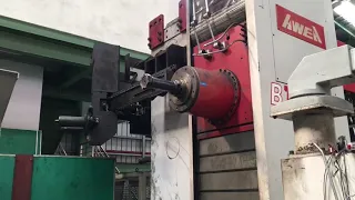 AWEA BT-2018S CNC HORIZONTAL BORING MILL Operating Video02