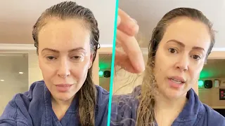 Alyssa Milano Reveals Shocking Hair Loss From COVID-19