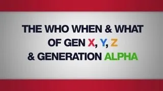 The Who, When and What of Gen X, Y, Z & Generation Alpha - Mark McCrindle, McCrindle Research
