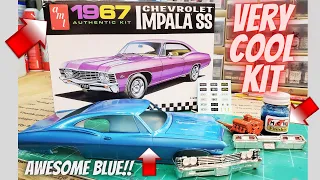1967 Chevy Impala By AMT 1:25 Scale Build Using MCW Paints!!! PT1